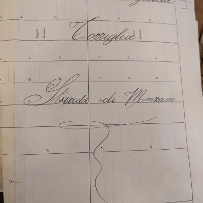 Torriglia - Strada obbligatoria di Marzano - 1889-1893