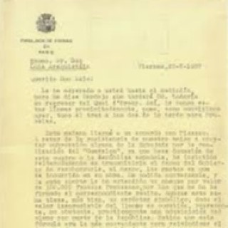 La Gallina Ciega T02C10. Carta a Luis Araquistain sobre el Guernica, 28 de mayo de 1937